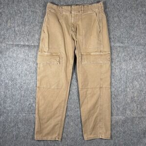 Abercrombie and Fitch Nicole Benefield HFR Pants Men's 32 x 30 Tan Pockets